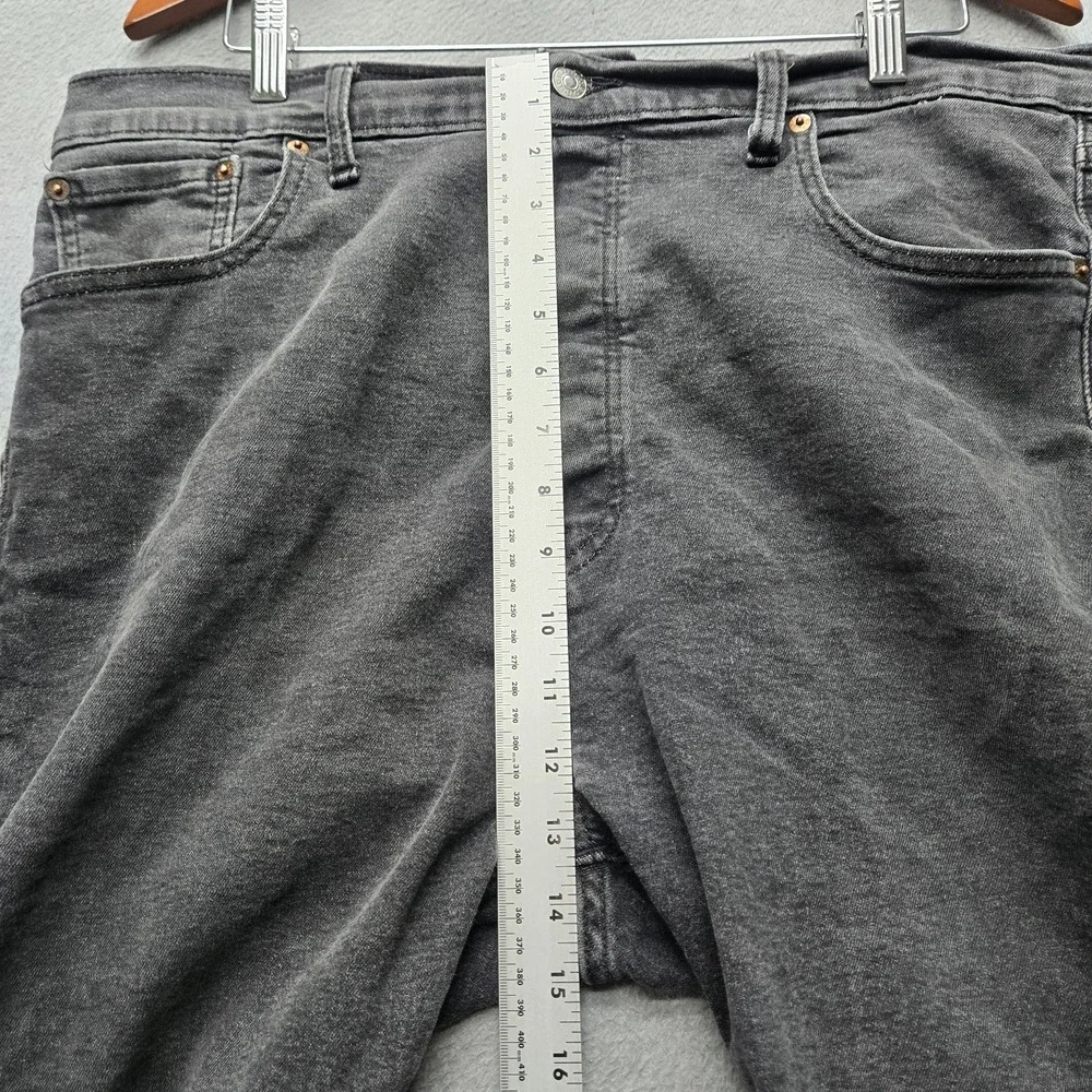 Levi's 501 Men Shorts W40 L9 Black Denim Original Fit Straight‎ Leg Button